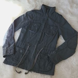 Women's Mossimo supply Co gray utility jacket size small